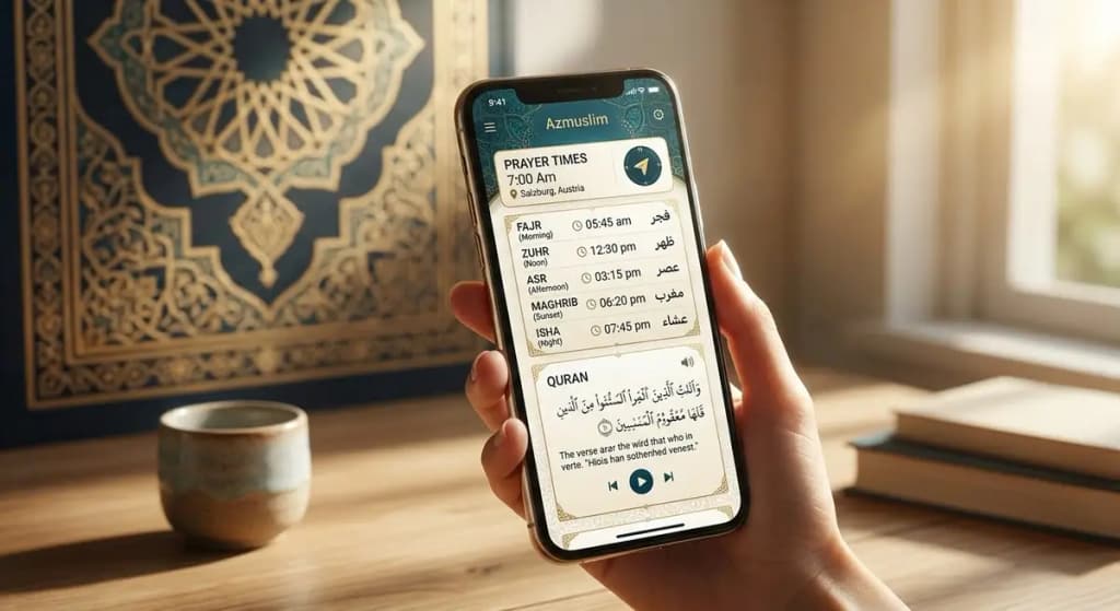 AZ Muslim Pro mobile application prayer and faith tools
